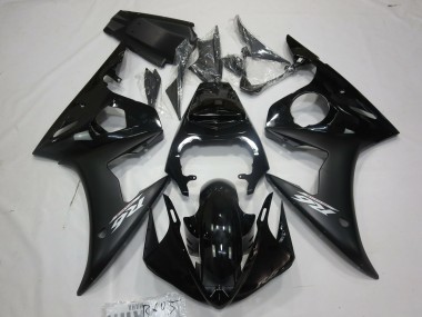 Comprare Carene Moto Yamaha R6 2005 - Nero Lucido Nero Opaco Bianco