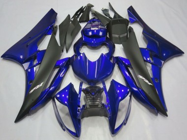 Comprare Carene Moto Yamaha R6 2006-2007 - Blu Nero Opaco