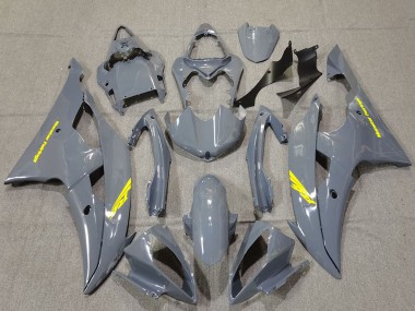 Comprare Carene Moto Yamaha R6 2008-2016 - Nardo Grigio Alta Visibilità Giallo Decals