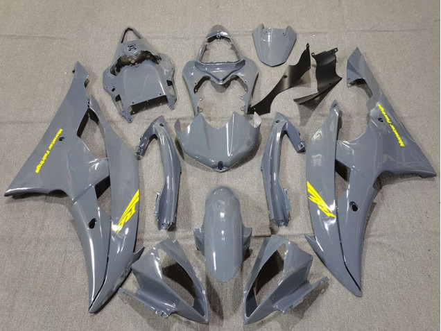 Comprare Carene Moto Yamaha R6 2008-2016 - Nardo Grigio Alta Visibilità Giallo Decals
