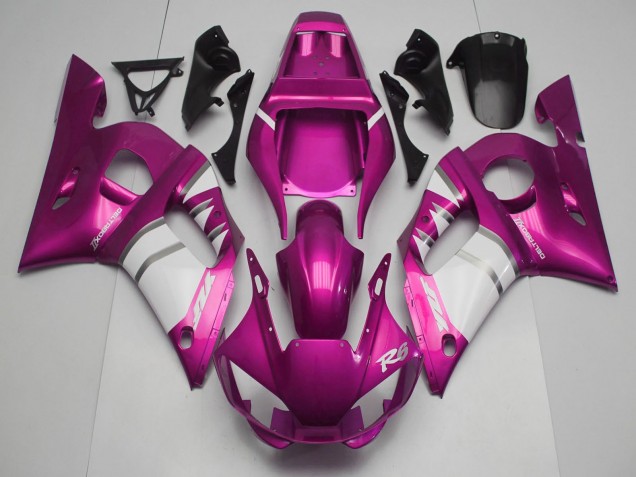 Comprare Carene Moto Yamaha R6 1998-2002 - Rosa Bianco