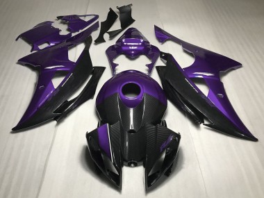 Comprare Carene Moto Yamaha R6 2008-2016 - Viola Fibra di Carbonio Stile
