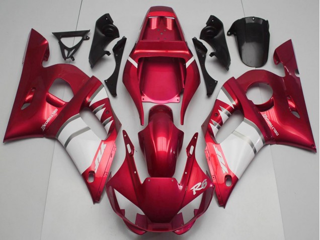 Comprare Carene Moto Yamaha R6 1998-2002 - Rosso Bianco