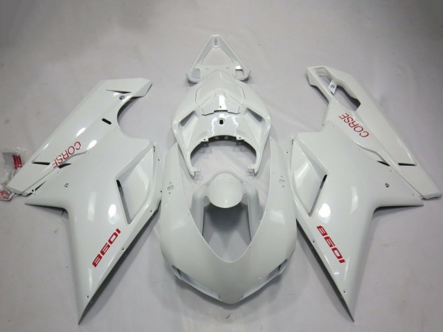 Comprare Carene Moto Ducati 1098 2007-2014 - Bianco Corse