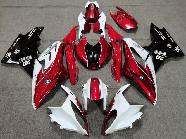Comprare Carene Moto BMW S1000RR 2017-2018 - Bianco Rosso Nero Lucido