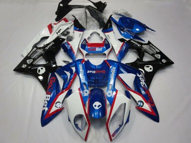 Comprare Carene Moto BMW S1000RR 2009-2014 - Bianco Rosso Blu Nero Lucido OroBet HP