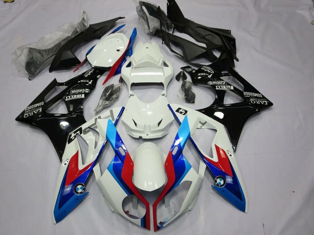 Comprare Kit Carena Moto Completo BMW S1000RR 2009-2014 - Bianco Rosso Blu Nero Lucido