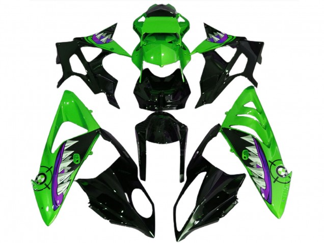 Comprare Carene Moto BMW S1000RR 2017-2018 - Verde Viola Nero Lucido Squalo