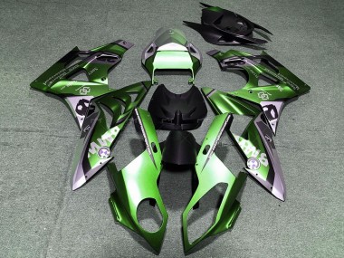 Comprare Carene Moto BMW S1000RR 2017-2018 - Verde Nero Viola Chiaro