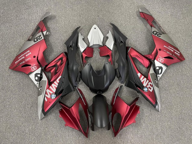 Comprare Carene Moto BMW S1000RR 2009-2014 - Rosso Nero Opaco