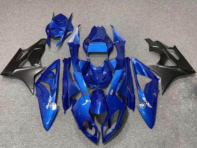 Comprare Carene Moto BMW S1000RR 2009-2014 - Blu Nero Opaco
