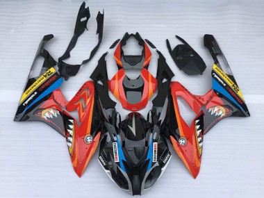 Comprare Carene Moto BMW S1000RR 2015-2016 - Rosso Nero Lucido Squalo