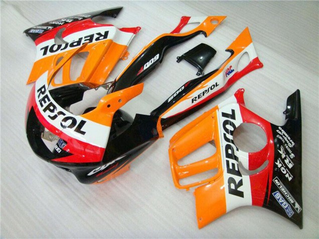 Comprare Carena Moto Honda CBR600 F3 1995-1996 - Arancia Bianco Rosso Nero Lucido Repsol