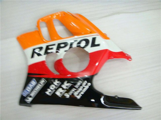 Comprare Carena Moto Honda CBR600 F3 1995-1996 - Arancia Bianco Rosso Nero Lucido Repsol
