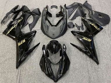 Comprare Carene Moto Triumph Daytona 675 2013-2016 - Nero Lucido Oro Decals