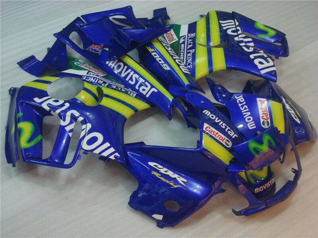 Comprare Carena Moto Honda CBR600 F3 1995-1996 - Blu Verde Giallo MoviStar Rosso Castrol
