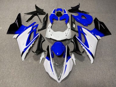 Comprare Carene Moto Triumph Daytona 675 2013-2016 - Bianco Blu Nero Lucido