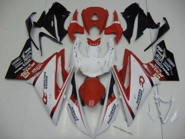 Comprare Carena Moto Triumph Daytona 675 2013-2016 - Bianco Rosso Nero Lucido