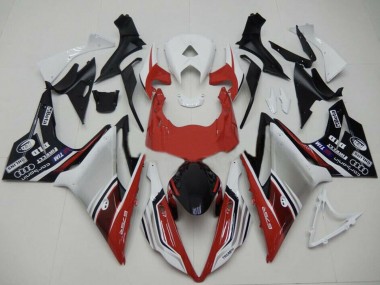 Comprare Carene Moto Triumph Daytona 675 2013-2016 - Bianco Rosso Argento Nero Lucido