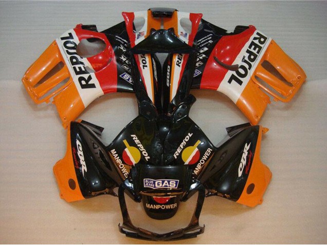 Comprare Carena Moto Honda CBR600 F3 1995-1996 - Arancia Bianco Rosso Nero Lucido Repsol