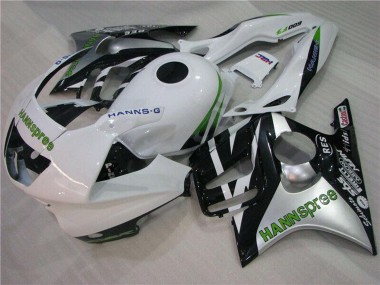 Comprare Carena Moto Honda CBR600 F3 1995-1996 - Bianco Argento Verde Hannspree