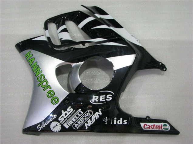 Comprare Carena Moto Honda CBR600 F3 1995-1996 - Bianco Argento Verde Hannspree