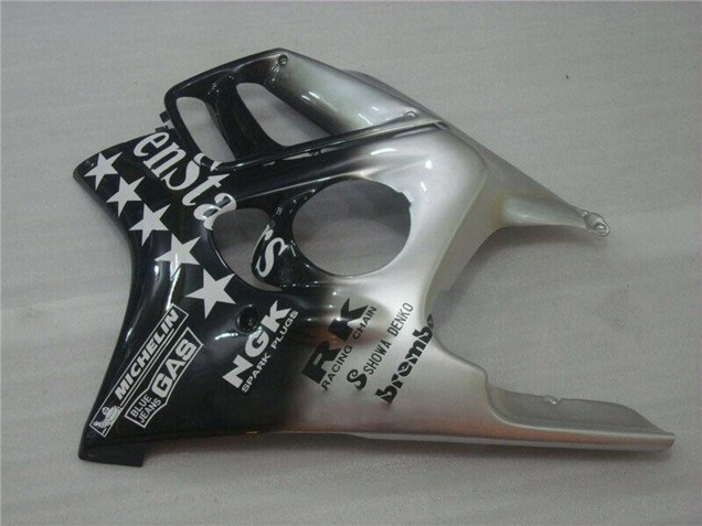 Comprare Carena Moto Honda CBR600 F3 1995-1996 - Argento Nero Lucido SevenStars