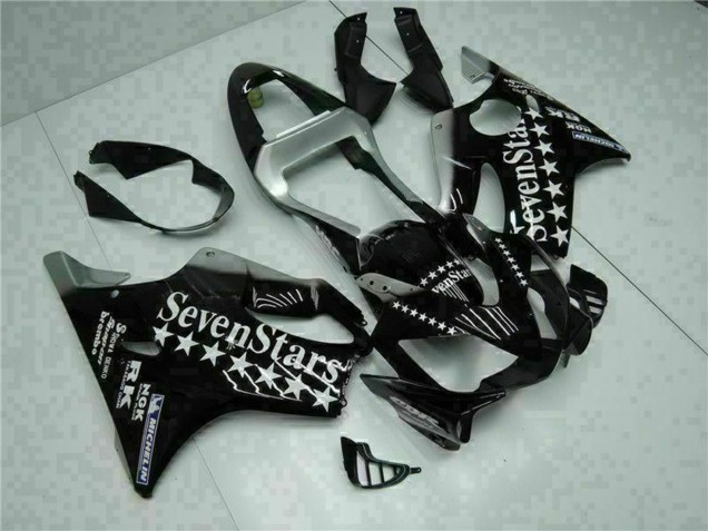 Comprare Carena Moto Honda CBR600 F4i 2001-2003 - Nero Lucido Argento SevenStars