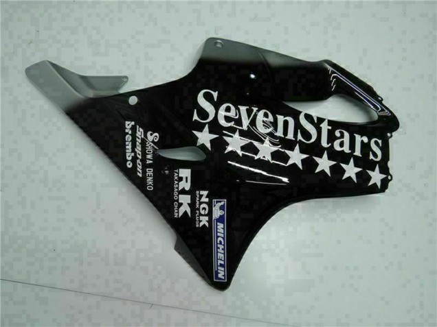 Comprare Carena Moto Honda CBR600 F4i 2001-2003 - Nero Lucido Argento SevenStars