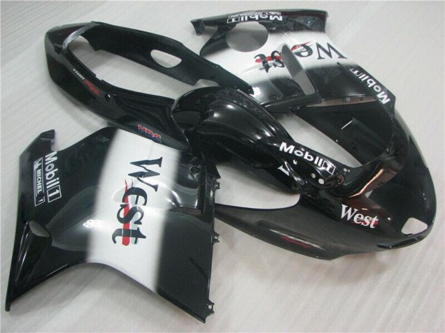 Comprare Carena Moto Honda CBR1100XX Blackbird 1996-2007 - Nero Lucido Bianco West