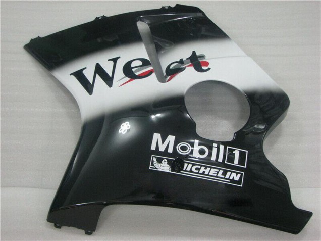Comprare Carena Moto Honda CBR1100XX Blackbird 1996-2007 - Nero Lucido Bianco West