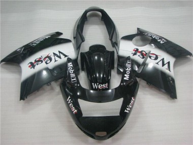 Comprare Carena Moto Honda CBR1100XX Blackbird 1996-2007 - Nero Lucido Bianco West