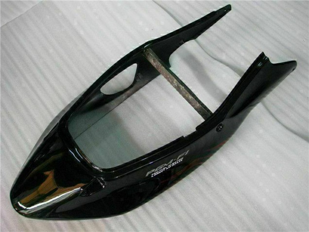 Comprare Carena Moto ABS Honda CBR1100XX Blackbird 1996-2007 - Nero Lucido Rosso Fiamma