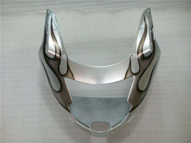 Comprare Carena Moto Honda CBR1100XX Blackbird 1996-2007 - Argento Nero Fiamma