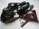 Comprare Carena Moto ABS Honda CBR1100XX Blackbird 1996-2007 - Nero Lucido Rosso Fiamma