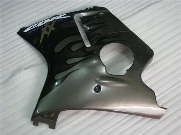 Comprare Carena Moto Honda CBR1100XX Blackbird 1996-2007 - Nero Lucido Argento Fiamma