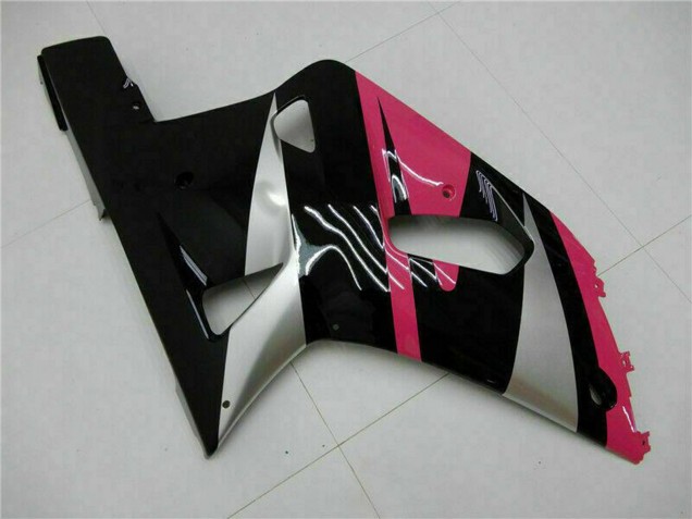 Comprare Carena Moto Suzuki GSXR 600/750 2001-2003 - Rosa Argento Nero Lucido