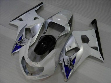 Comprare Carena Moto Suzuki GSXR 600/750 2001-2003 - Bianco Argento Blu Nero
