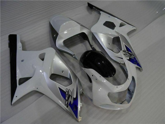 Comprare Carena Moto Suzuki GSXR 600/750 2001-2003 - Bianco Argento Blu Nero
