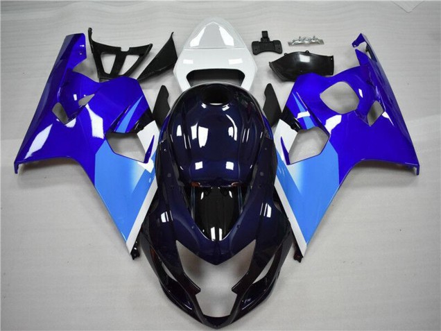 Comprare Carena Moto Suzuki GSXR 600/750 2004-2005 - Bianco Blu Nero