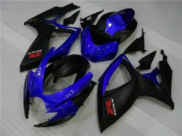 Comprare Carena Moto Suzuki GSXR 600/750 2006-2007 - Blu Nero Opaco Rosso