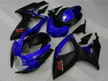 Comprare Carena Moto Suzuki GSXR 600/750 2006-2007 - Blu Nero Opaco Rosso