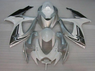 Comprare Carena Moto Suzuki GSXR 600/750 2006-2007 - Bianco Argento