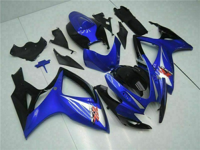 Comprare Carena Moto Suzuki GSXR 600/750 2006-2007 - Blu Bianco Nero Lucido Rosso