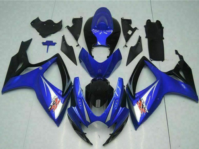 Comprare Carena Moto Suzuki GSXR 600/750 2006-2007 - Blu Bianco Nero Lucido Rosso