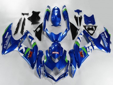 Comprare Carena Moto Suzuki GSXR 600/750 2008-2010 - Blu Bianco Verde Nero