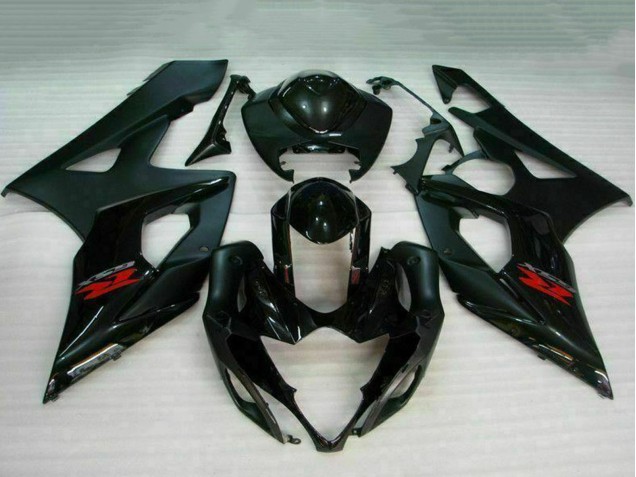 Comprare Carena Moto Suzuki GSXR 1000 2005-2006 - Nero Lucido Nero Opaco Rosso