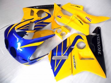 Comprare Carena Moto Honda CBR400RR NC23 1987-1989 - Giallo Blu Nero Lucido