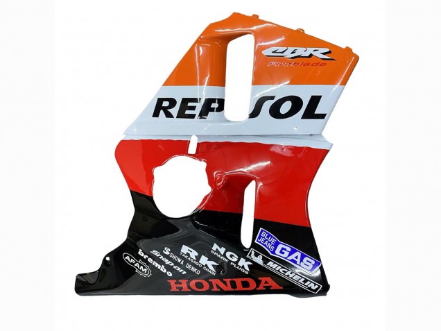 Comprare Carena Moto Honda CBR400RR NC23 1987-1989 - Arancia Bianco Rosso Nero Lucido Repsol HRC