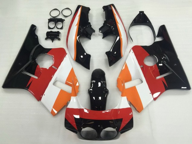Comprare Carena Moto Honda CBR400RR NC23 1987-1989 - Arancia Bianco Rosso Nero Lucido
